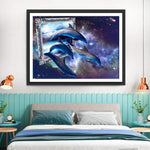 Delfine Sternenhimmel Diamond Painting