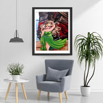 Dicke Dame und Schiff Diamond Painting