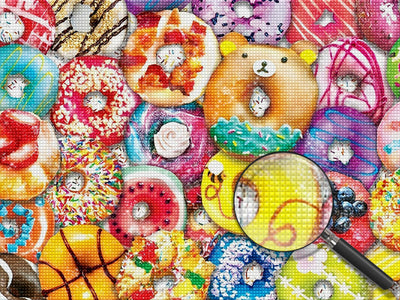 Doughnut Diamond Painting