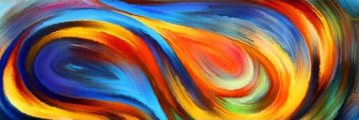 Drehende bunte Streifen Diamond Painting