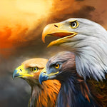 Drei Adler Diamond Painting