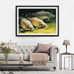 Drei Karpfen Diamond Painting