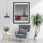 Eiffelturm Rosenstrauß Diamond Painting