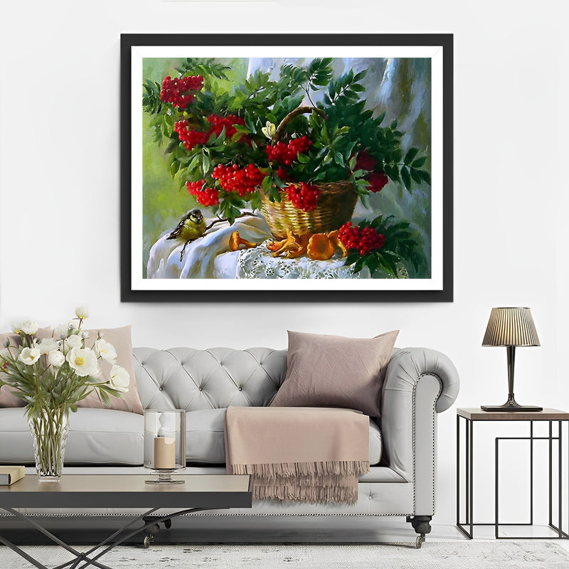 Ein Korb voller Beeren Diamond Painting