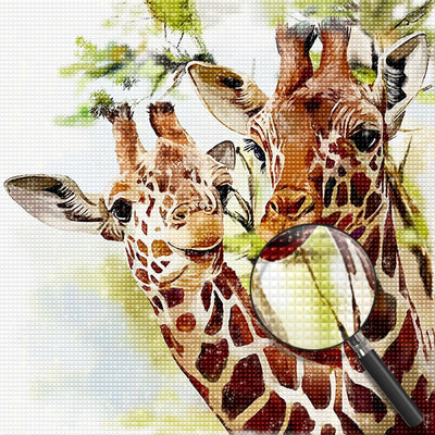 Ein Paar Giraffen Diamond Painting