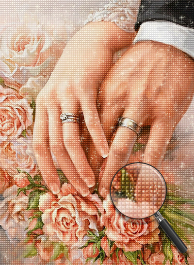 Ein Paar Ringe Diamond Painting