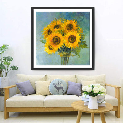 Ein Strauß Sonnenblumen Diamond Painting