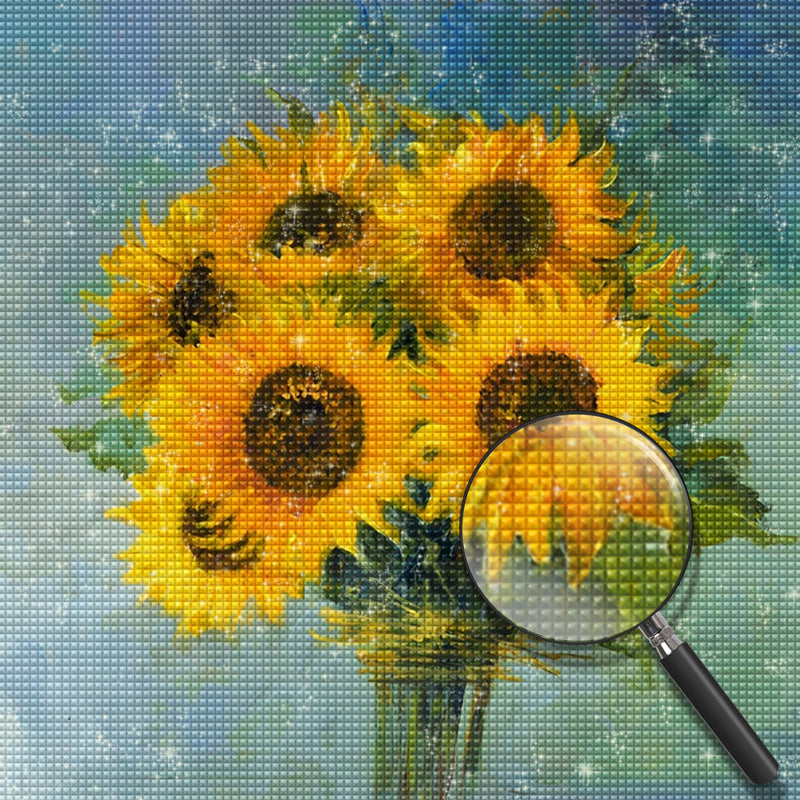 Ein Strauß Sonnenblumen Diamond Painting