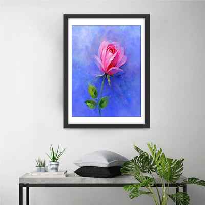 Eine rosa Blume Diamond Painting