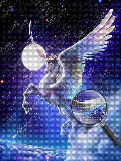 Einhorn mit Flügeln Diamond Painting