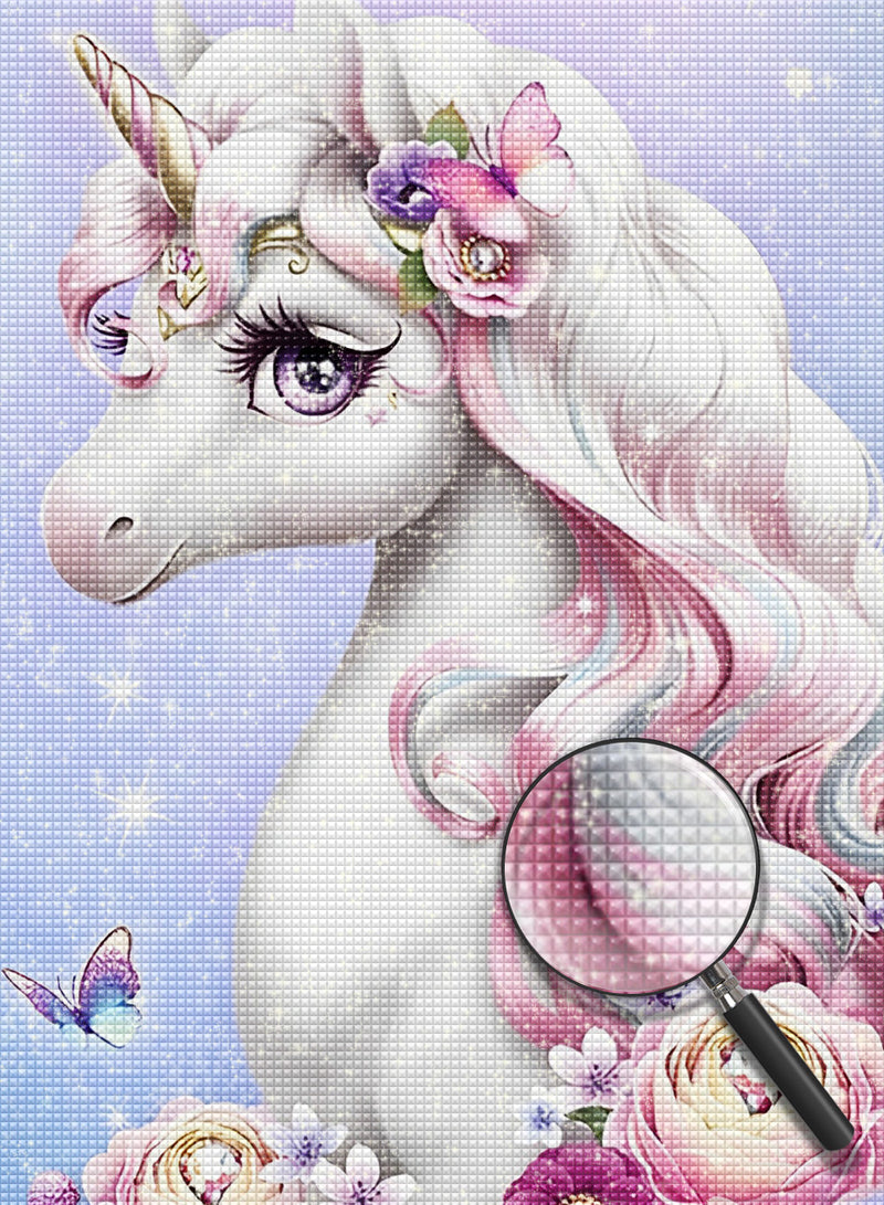 Einhorn-Prinzessin Diamond Painting