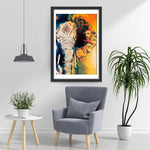 Elefant mit abstrakten Mustern Diamond Painting