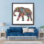 Elefant mit Mustern Diamond Painting