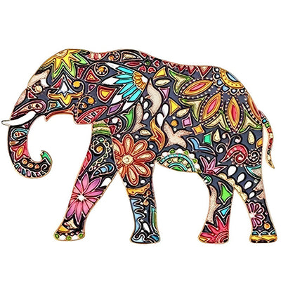 Elefant mit Mustern Diamond Painting