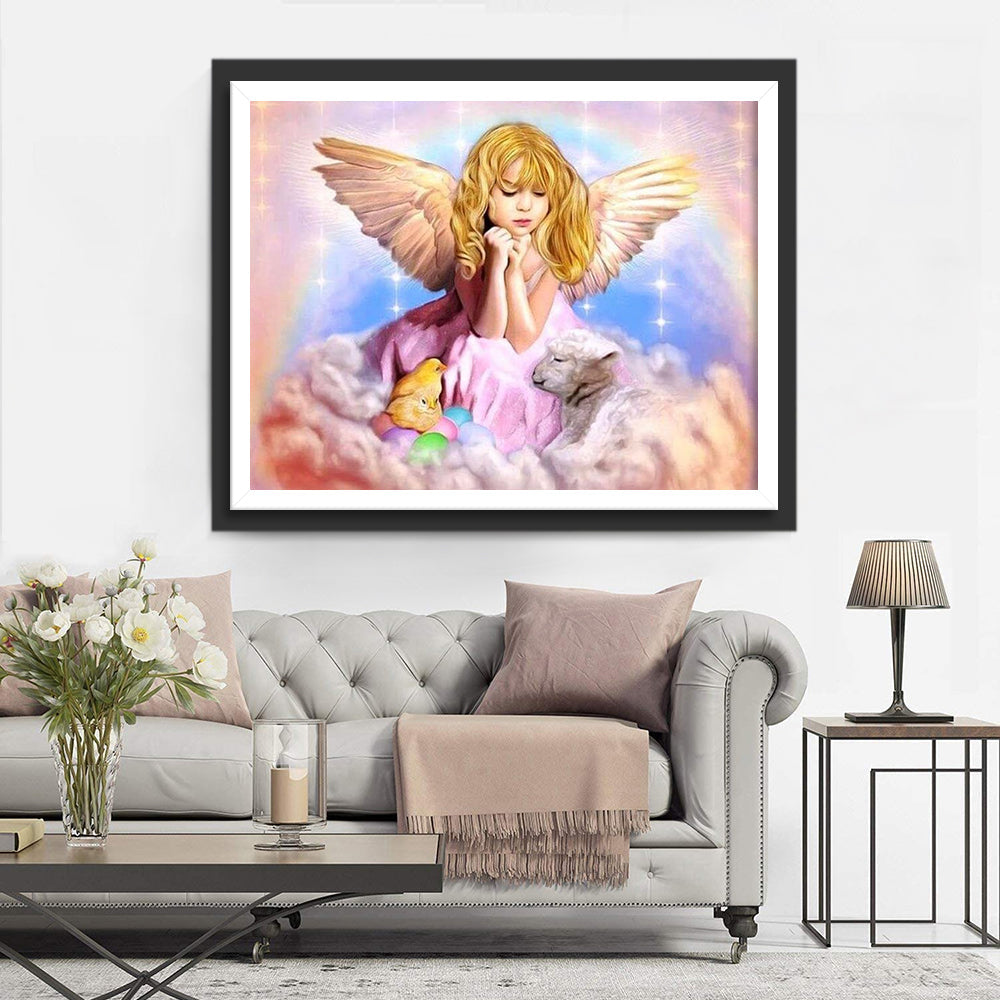 Engelmädchen Diamond Painting