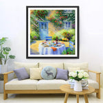 Essen im Garten Diamond Painting