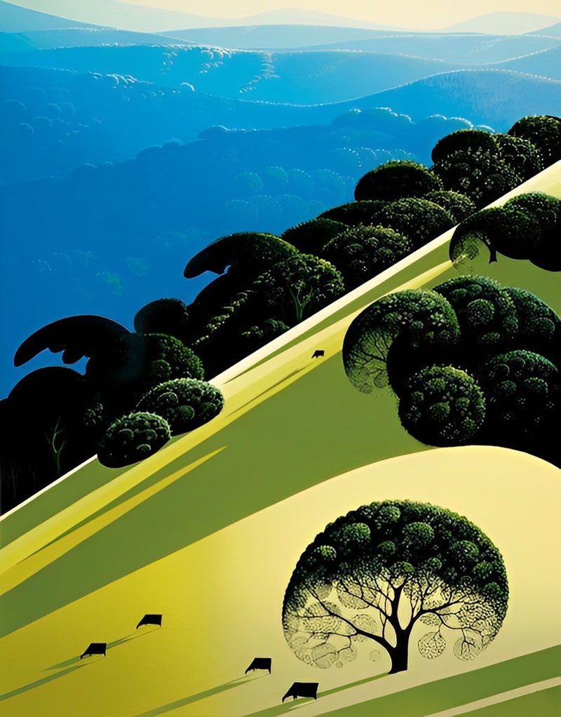 Eyvind Earle Sommer Diamond Painting