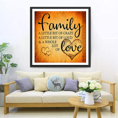 Familie voller Liebe Diamond Painting