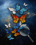 Farbige Schmetterlinge Diamond Painting