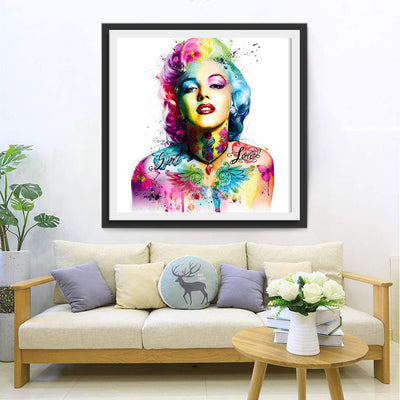 Farbige und reizende Monroe Diamond Painting