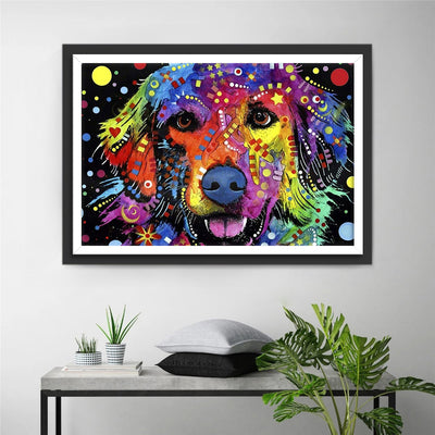 Farbiger Labrador Diamond Painting