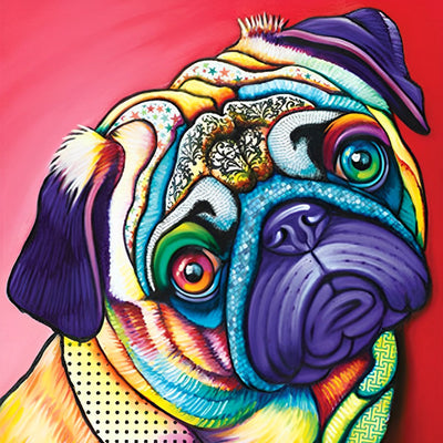 Farbiger Shar-Pei-Hund Diamond Painting