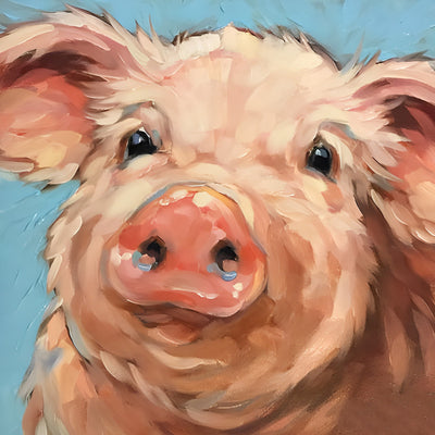 Fettes Schwein Diamond Painting