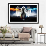 Feuer Eis Engel Diamond Painting