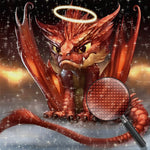 Feuerdrache Engel Diamond Painting