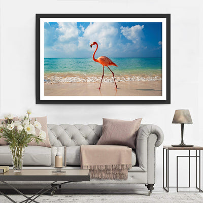 Flamingo am Meer Diamond Painting