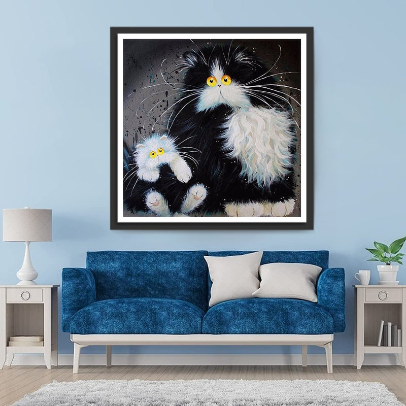 Flauschige Katzen Diamond Painting