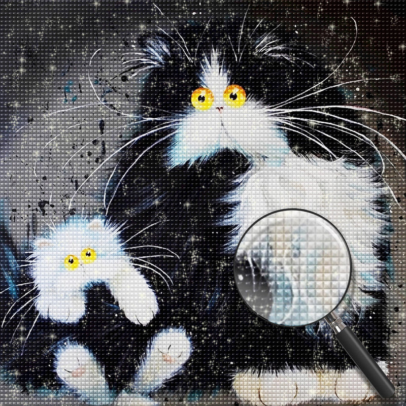 Flauschige Katzen Diamond Painting