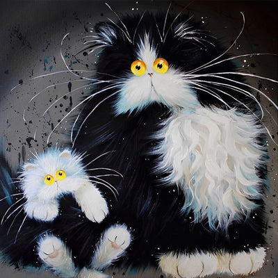 Flauschige Katzen Diamond Painting