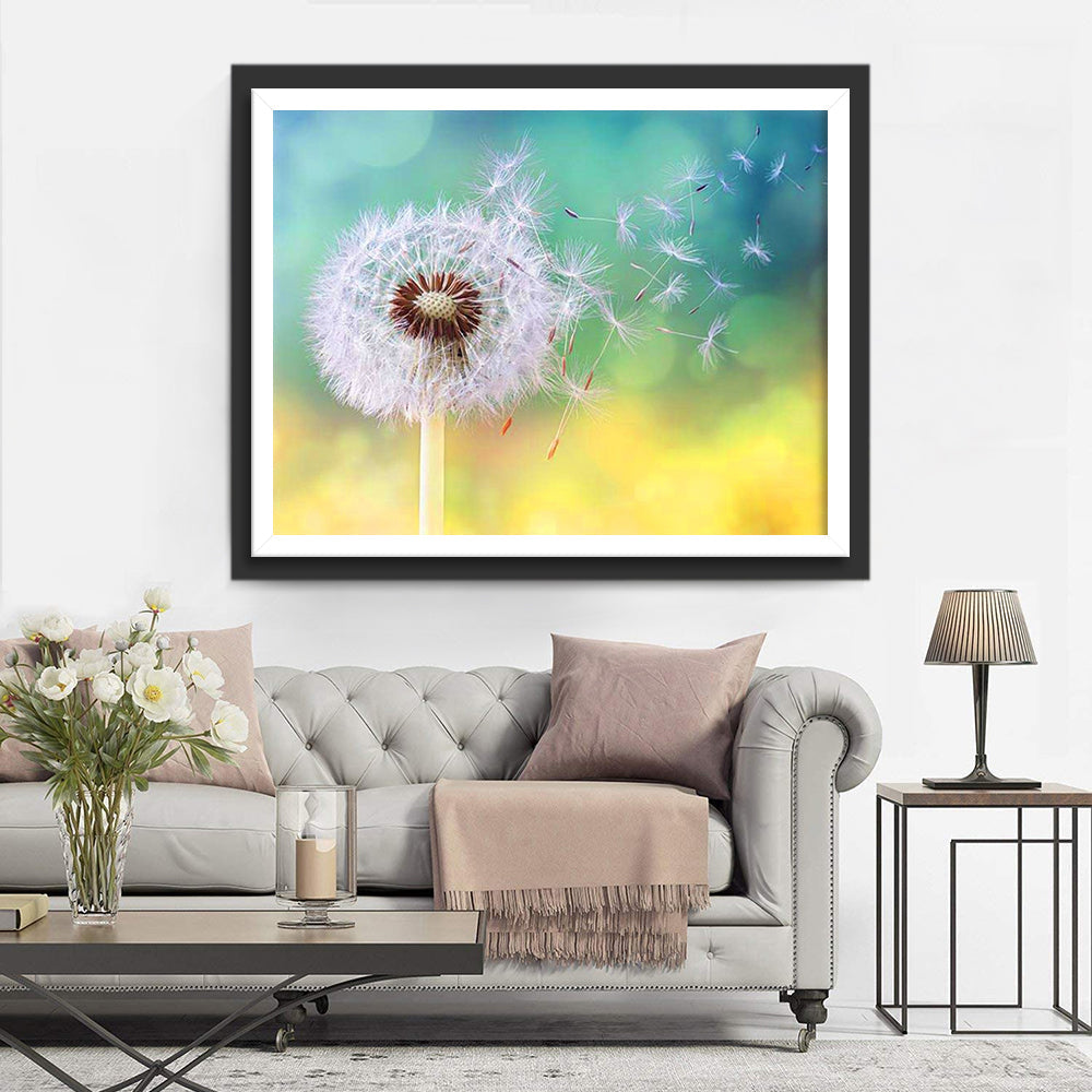 Flüchtige Pusteblume Diamond Painting