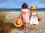 Freundinnen am Strand Diamond Painting