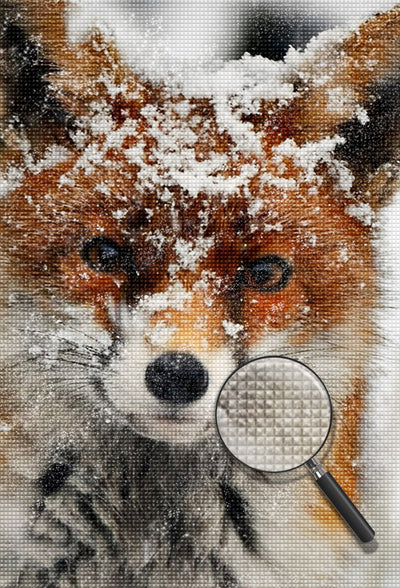 Fuchs im Schnee Diamond Painting