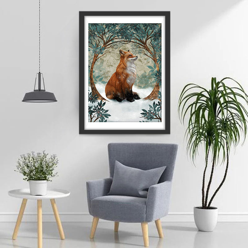 Fuchs im Wald Diamond Painting