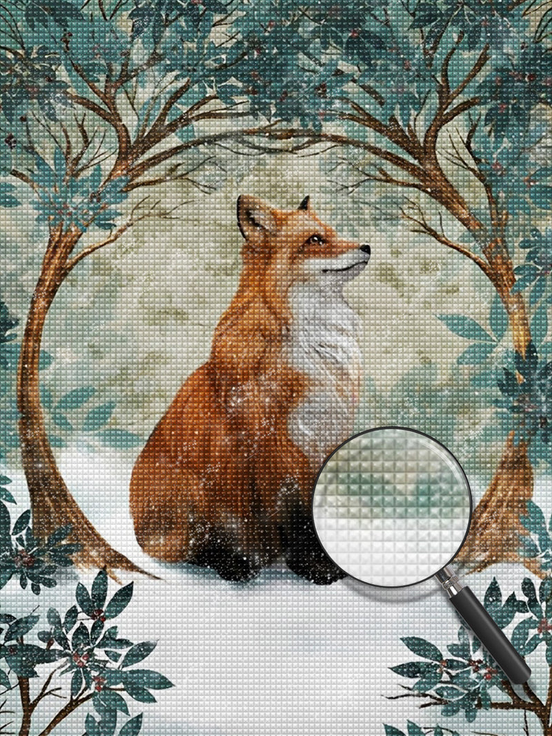 Fuchs im Wald Diamond Painting