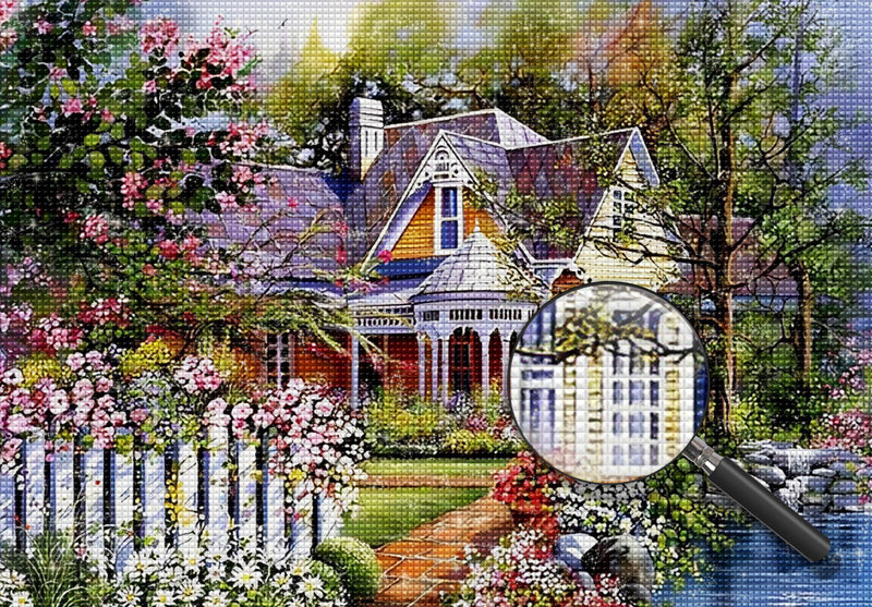 Gartenhaus Diamond Painting