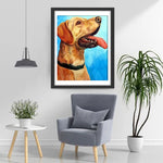 Gelber Labrador Diamond Painting