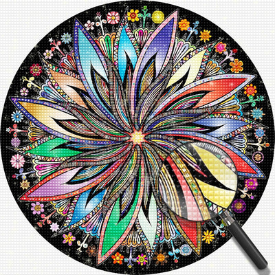 Geometrisches Mandala Diamond Painting