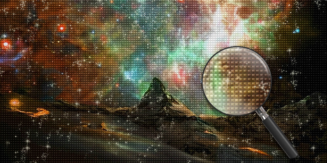 Glänzender Sternenhimmel Diamond Painting