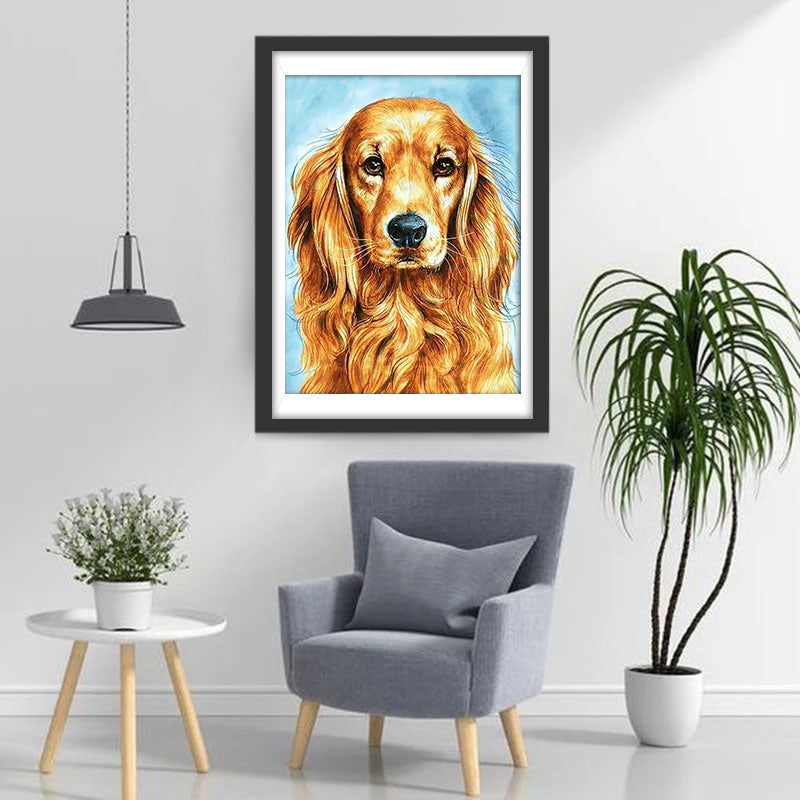 Golden Retriever Diamond Painting