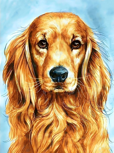 Golden Retriever Diamond Painting