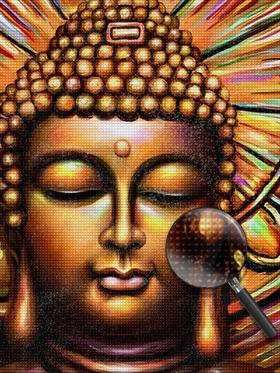 Goldener Buddha Diamond Painting