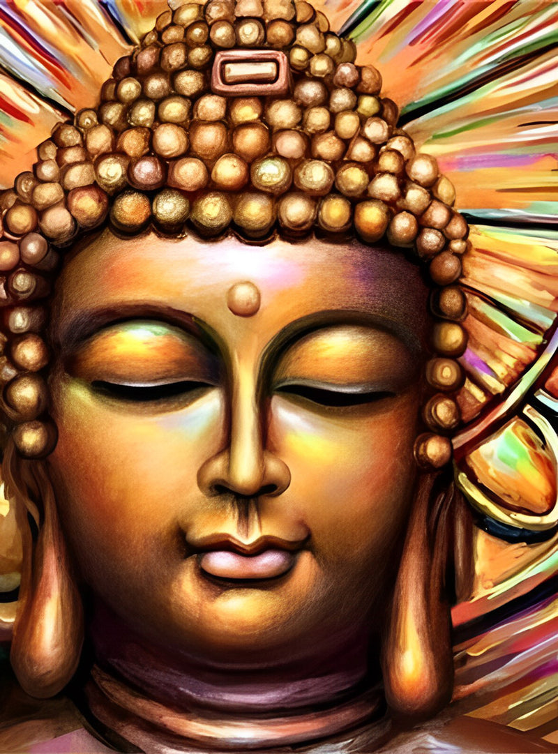 Goldener Buddha Diamond Painting