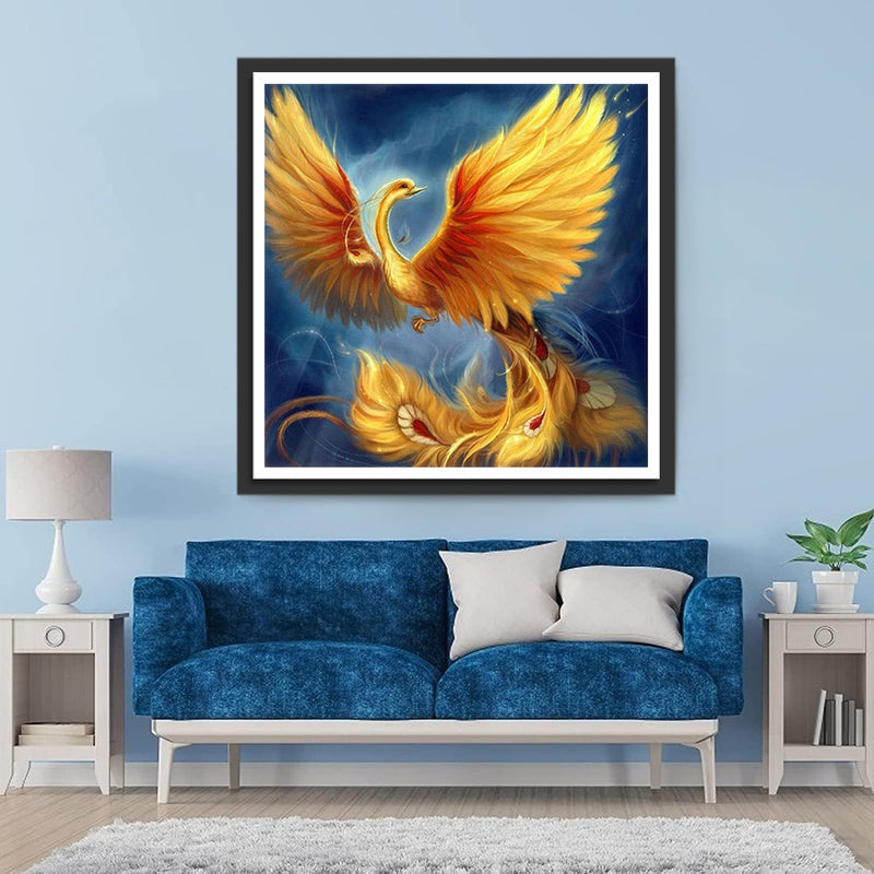 Goldener Phönix Diamond Painting