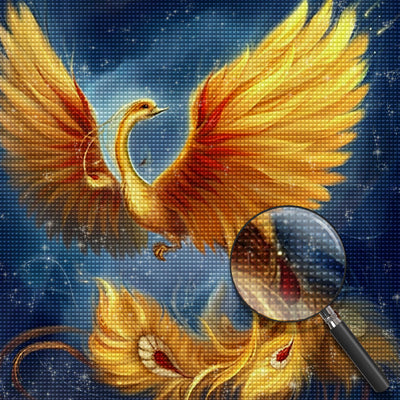 Goldener Phönix Diamond Painting