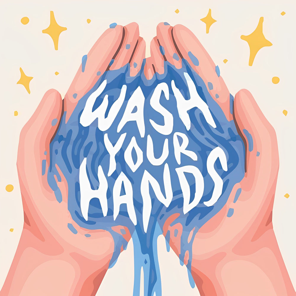 Händewaschen Diamond Painting