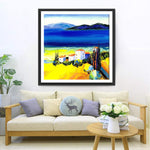 Häuser am Strand Diamond Painting